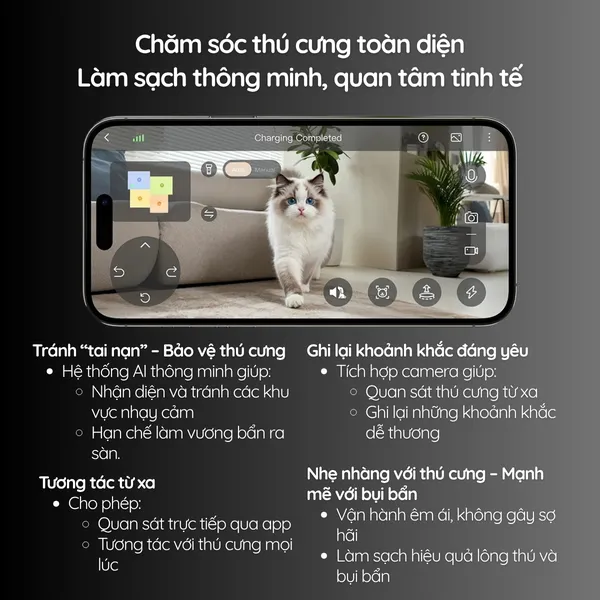 Robot Hút Bụi Lau Nhà Mova Z70 Ultra Roller Complete