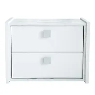 Tủ đầu giường Laura NS7035 Trắng