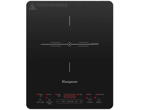 Bếp Điện Từ Đơn Kangaroo KGIC20S2 2000W (Tặng Kèm Nồi)