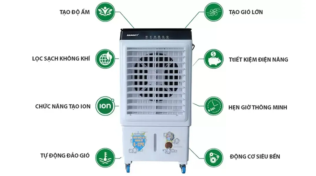 Máy làm mát không khí Sanaky VH5500AR