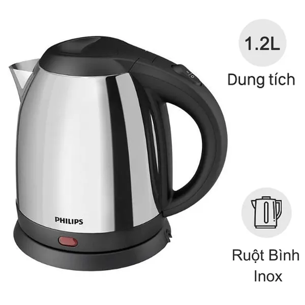 Bình đun siêu tốc 1.2 lít Philips HD9303