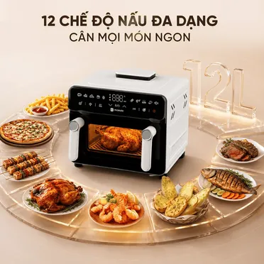 Nồi Chiên Không Dầu Masuto MSPPrimeAir 12 Lít 10