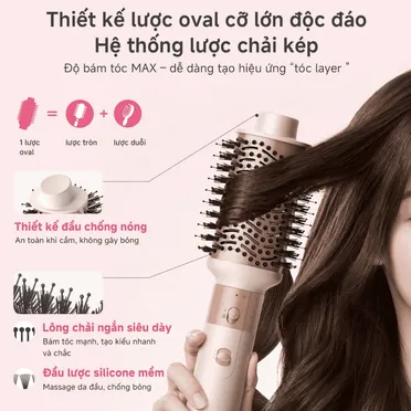 Lược Sấy Tạo Kiểu Simplus RFSH005PK00 5