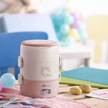 Hộp Cơm Điện Cầm Tay Bear DFH-B20S6 2 Lít - Hàng Quốc Tế - Bản Tiếng Anh 1
