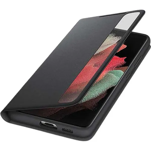 Bao da ClearView & S Pen S21Ultra5G,Đen