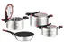 Bộ Nồi Inox Liền Khối Elmich Milano EL-8093 Size 16,18,22, Chảo 26cm