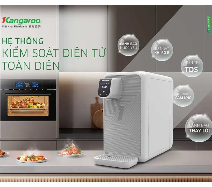 Máy Lọc Nước Hydrogen Ion Kiềm Để Bàn Kangaroo KG400HD