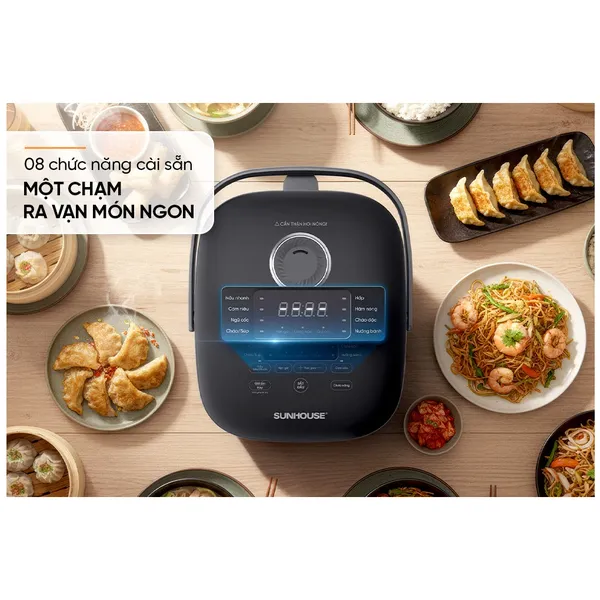 Nồi Cơm Điện Tử 1.8 Lít Sunhouse SHD8923