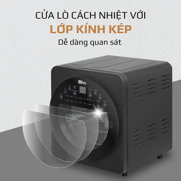 Nồi Chiên Không Dầu Olivo AF15