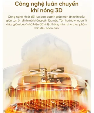 Nồi Chiên Không Dầu 2 Lòng Nồi Dreame Tasti PT60 10