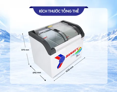 Tủ Đông Sanaky 280 Lít VH-3899KB 1