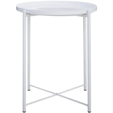 Bàn Tray Kim Loại ECOMT10 Trắng