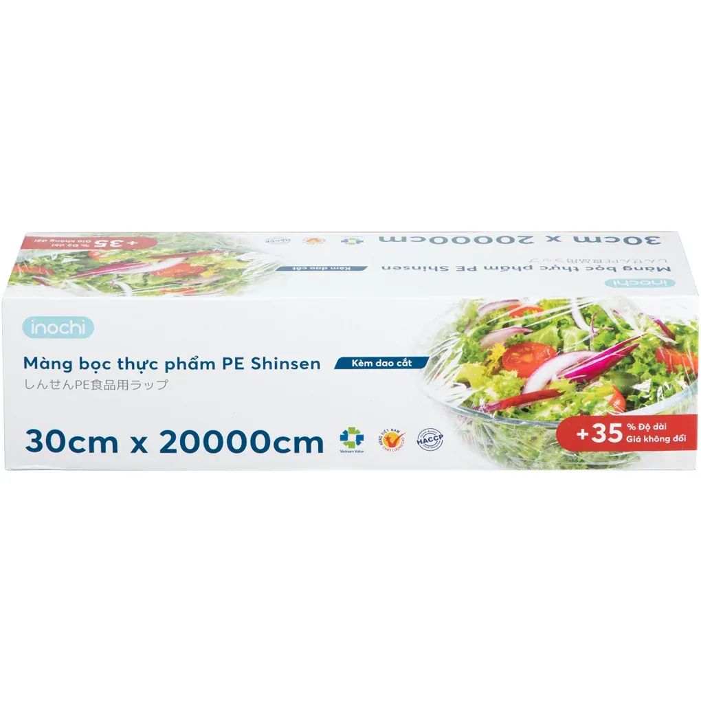 M&agrave;ng Bọc Thực Phẩm PE Shinsen 30x20000-Inochi