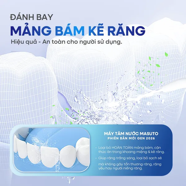 Máy Tăm Nước Gấp Gọn Masuto MSTravelFloss