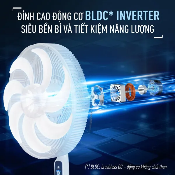 Quạt Đứng Có Remote Tefal Turbo Silence Extreme VH699690 - Trắng