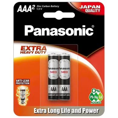 Pin Than Panasonic R03NT-2B-V AAA Vỉ 2