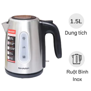Bình Đun Siêu Tốc Sharp EKJ-15EVS-ST