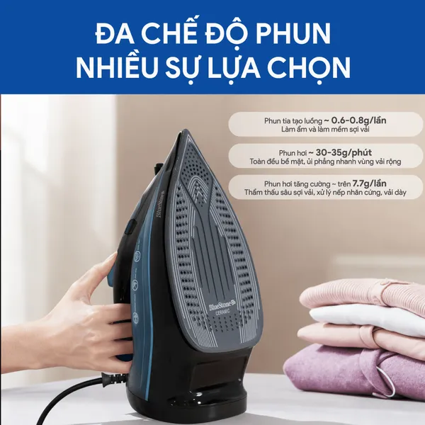 Bàn Ủi Hơi Nước Bluestone SIB-3833 2400W