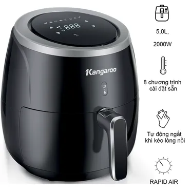 Nồi Chiên Không Dầu 5 Lít Kangaroo KG52AF1A