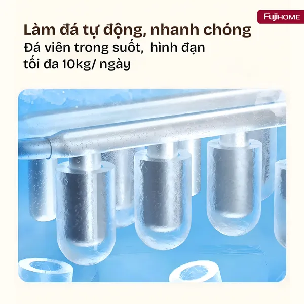 Máy Làm Đá Viên Mini Fujihome IM1218