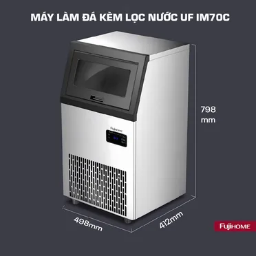 Máy Làm Đá Kèm Lọc Nước UF Fujihome IM70C 4