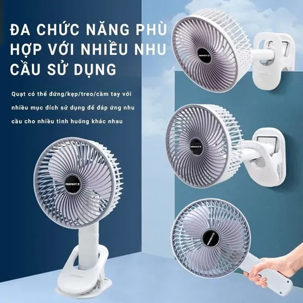 Quạt Cầm Tay Mini Perfect PF-QB2150
