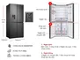 Tủ Lạnh Casper Inverter 463 Lít RM-522VBW
