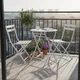 Bộ Bàn Xếp Garden ECOMTC Trắng