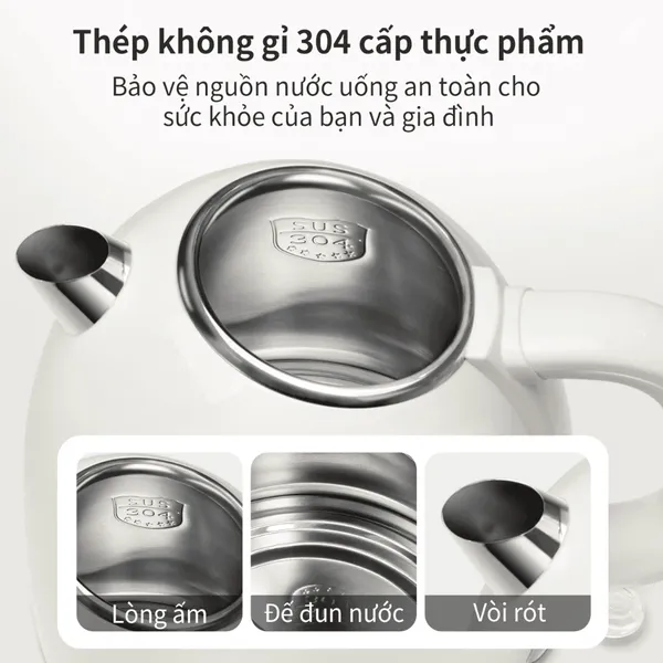 Ấm Đun Siêu Tốc Simplus DRSH006CW00