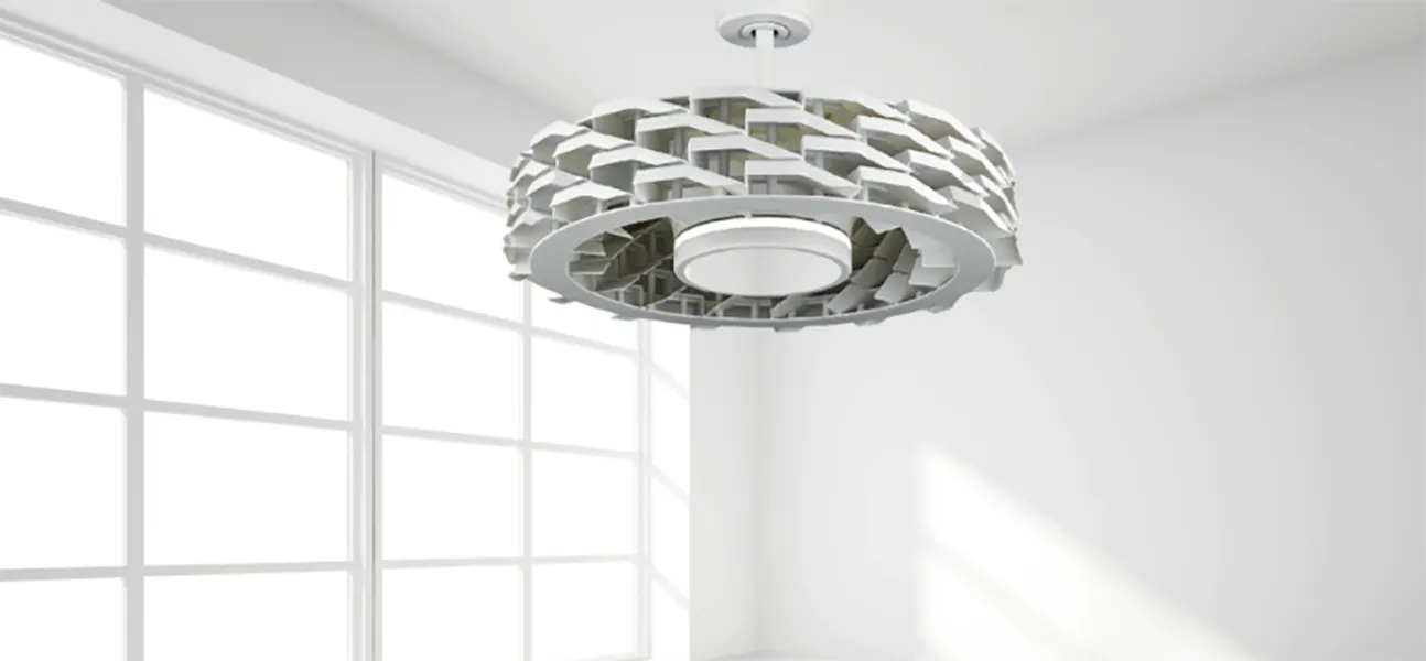 Quạt trần BENNY Firenze BF-C73BLSW, màu trắng