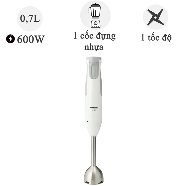 Máy xay cầm tay Panasonic MX-GS1WRA 600W