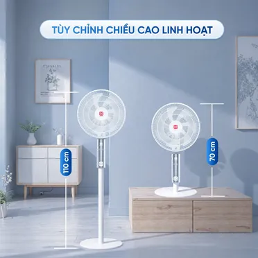 Quạt Đứng Điều Khiển Bằng Giọng Nói Masuto MSAirPro 10