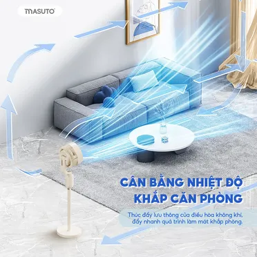 Quạt Đứng Điều Khiển Bằng Giọng Nói Masuto MSSmartAir 4