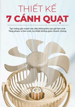 Quạt Sạc Mini Magic A-004 3