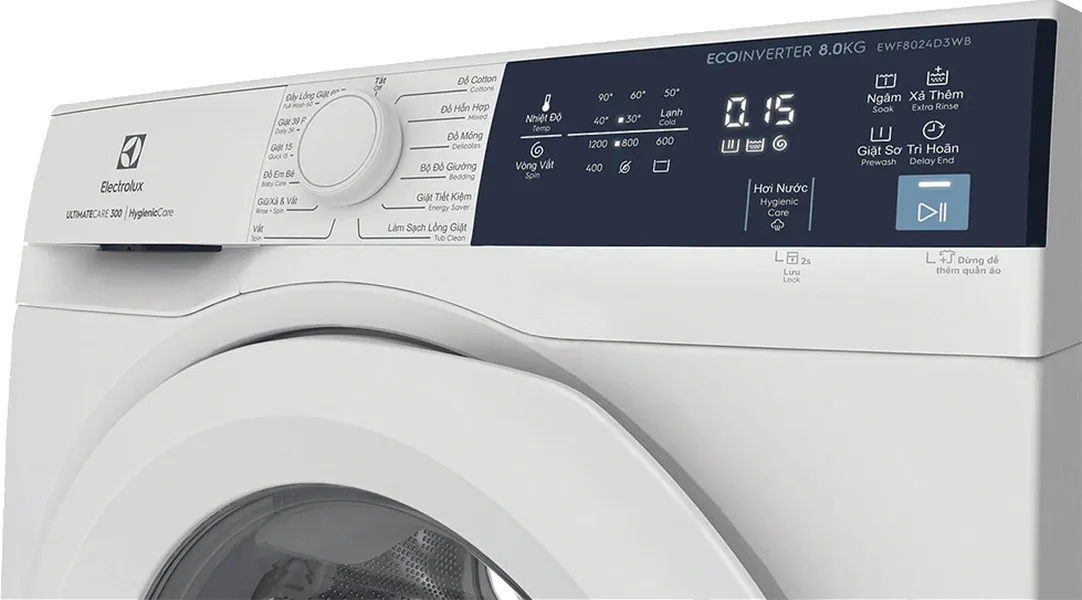 Máy Giặt Inverter Electrolux 8 Kg EWF8024D3WB