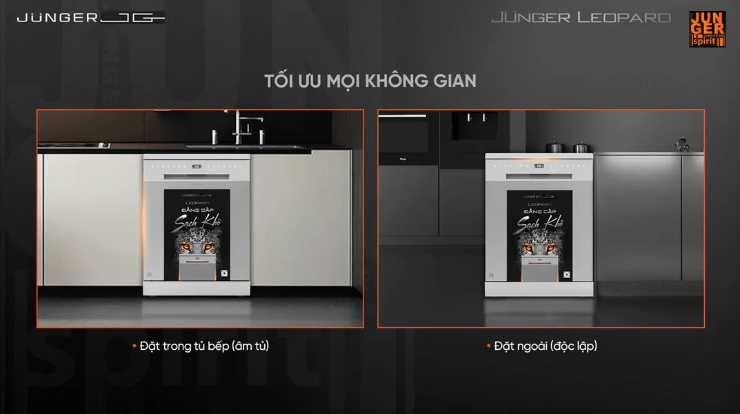 Máy Rửa Bát Junger DWJ-140 - Xuất Xứ Thái Lan