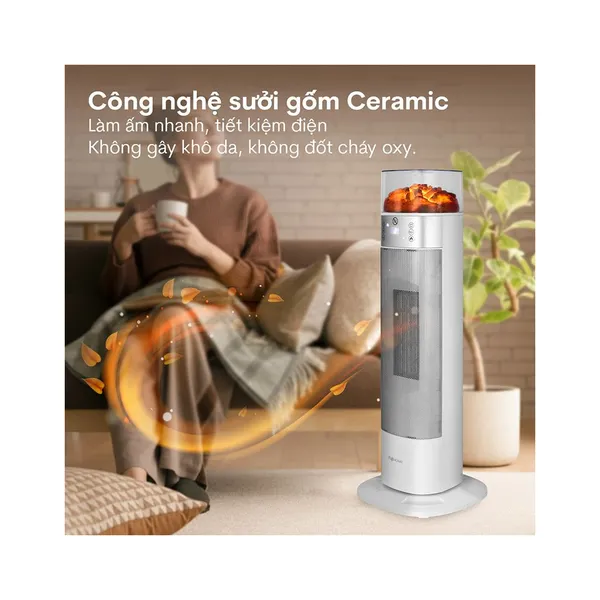 Quạt Sưởi Gốm Fujihome FH3100E