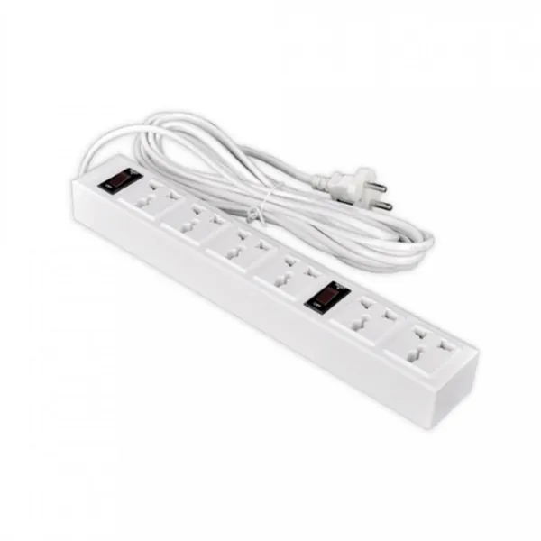 Ổ CẮM DQ-003A-04-2M (6 LỖ 3 CHẤU)