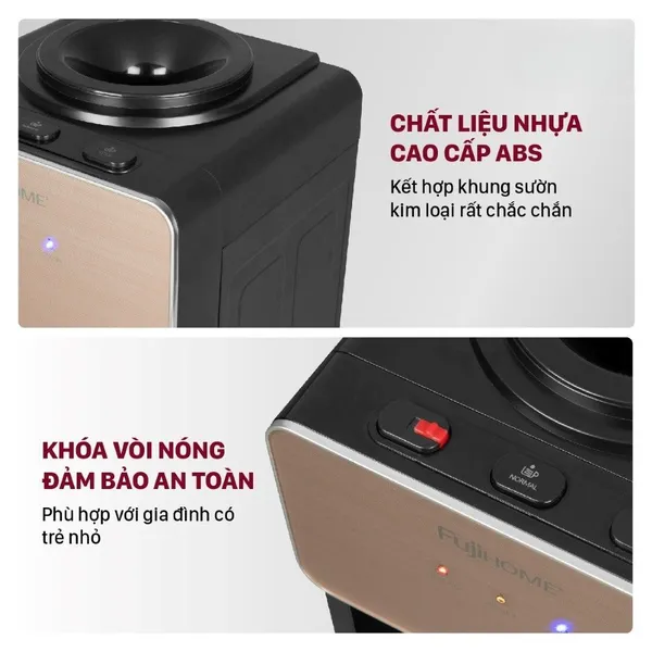 Cây Nước Nóng Lạnh Fujihome WD675C-Y