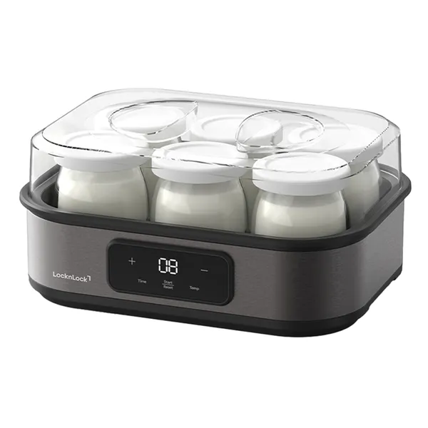 Máy Làm Sữa Chua LocknLock Digital EJY213GRY 1.08L - Màu Xám