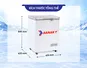 Tủ Đông Sanaky 100 Lít VH-1599HY