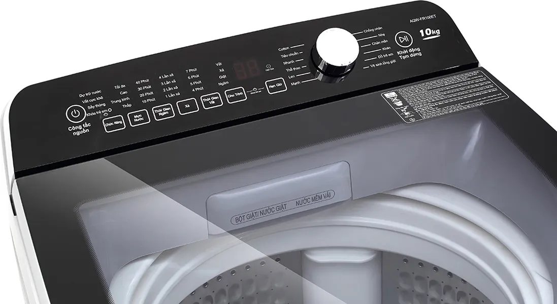 Máy Giặt AQUA 10KG AQW-FR100GT.S