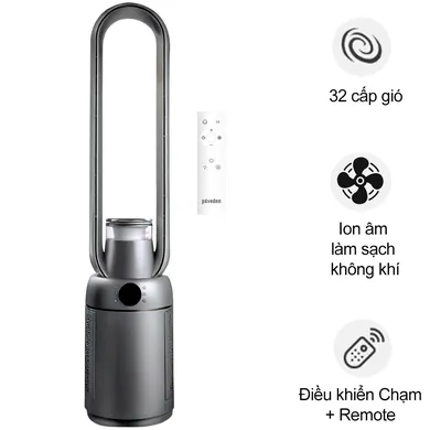 Quạt Không Cánh Phun Sương Paveden PBF-1155AG