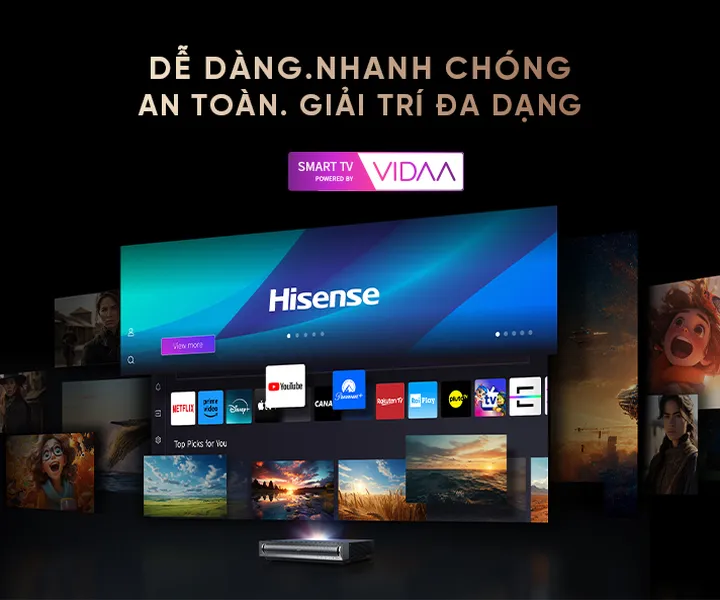 Máy Chiếu Hisense Laser Cinema PX3-Pro