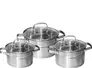 Bộ nồi inox 5 đáy Sunhouse SH780 16-20-24 cm