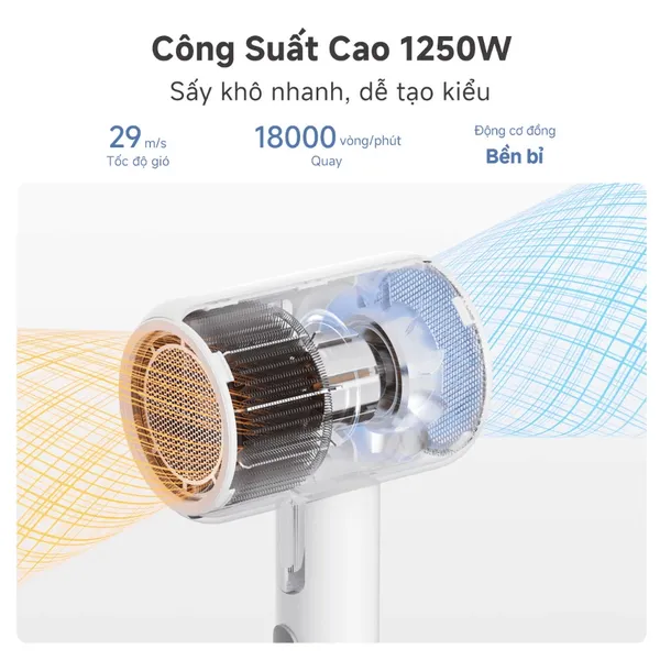 Máy Sấy Tóc Gấp Gọn Simplus CFJH008WH00