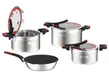 Bộ Nồi Inox Liền Khối Elmich Milano EL-8093 Size 16,18,22, Chảo 26cm