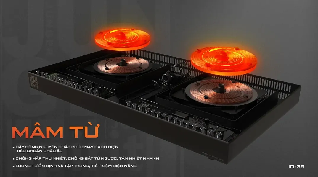 Bếp Đôi Junger ID-39 - Thái Lan
