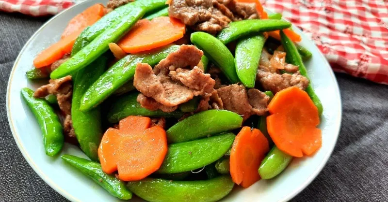 Cách làm đậu Hà Lan xào thịt bò ngon ngọt, đủ chất cho bữa ăn