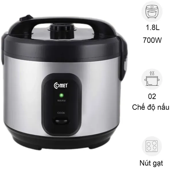 Nồi Cơm Điện Comet CM8068 1.8 Lít